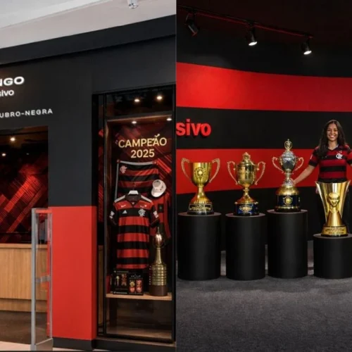 Museu Flamengo reúne pela primeira e única vez as 7 taças conquistadas em 2025 em exposição inédita