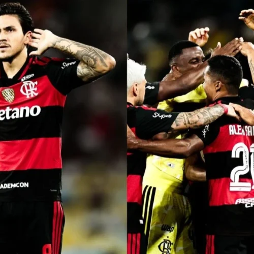 NORMAL! Pedro destrói Fluminense, Flamengo vence e sobe para 2º no Brasileirão