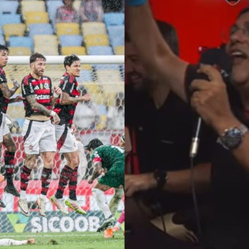 Narrador ‘explode’ com escorregão de Andreas em jogo do Fla