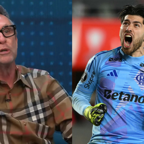 Neto surta com cavadinha de Yuri Alberto em jogo do Flamengo x Corinthians: “Vá tomar no…”