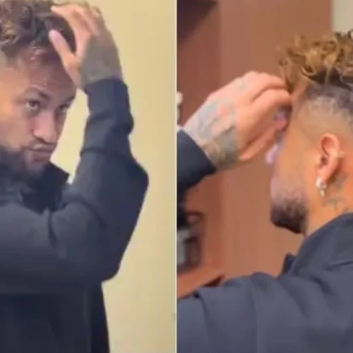 Neymar muda visual antes do jogo de estreia do Brasil na Copa do Mundo