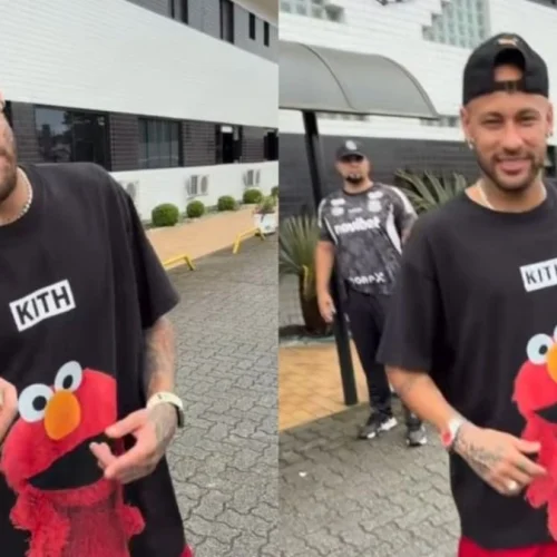 Neymar se declara ao Flamengo após 2 gols em jogo do Santos