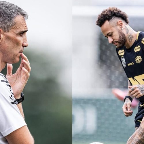 Neymar volta contra o Flamengo? Técnico do Santos abre o jogo sobre participação do atacante no Maracanã