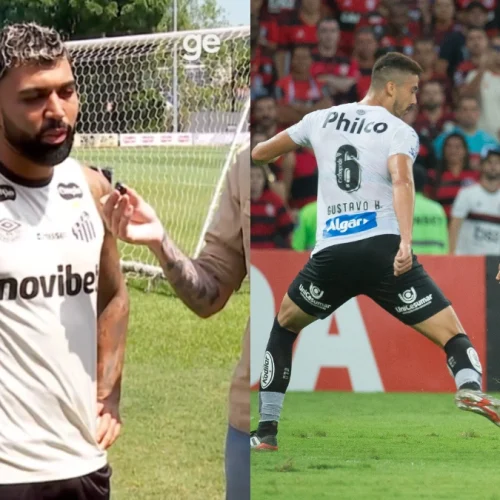 No Santos, Gabigol elege gol pelo Flamengo como mais bonito da carreira