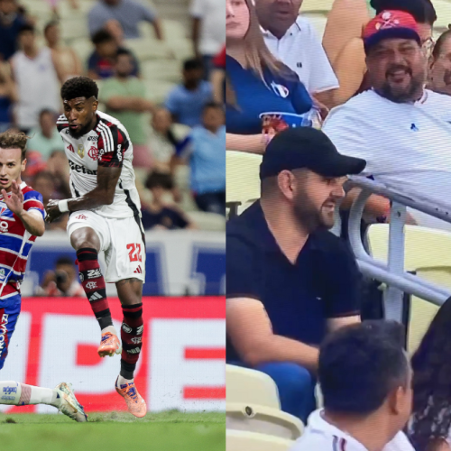 Pai e filho são xingados por torcedora do Fortaleza que os acusa de serem flamenguistas