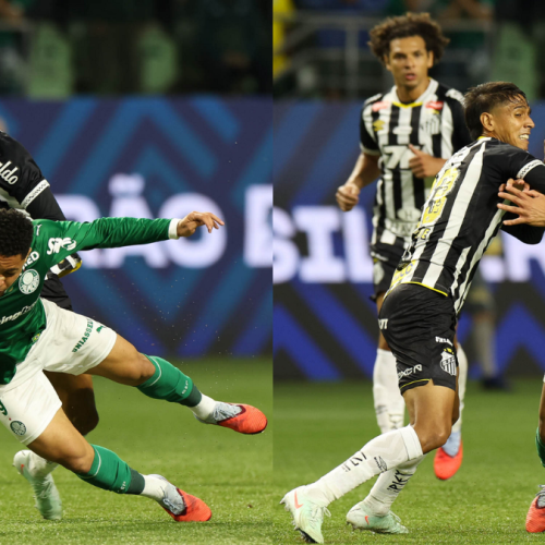 Palmeiras vence o Santos e se distancia do Flamengo na briga pelo Brasileirão