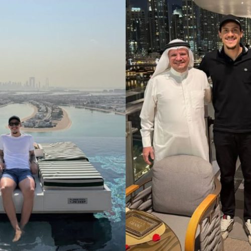 Pedro aproveita férias em hotel mais caro do mundo