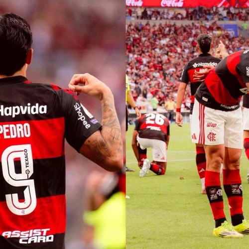 Pedro assume artilharia do Brasileirão após golaço em jogo do Flamengo x Vasco
