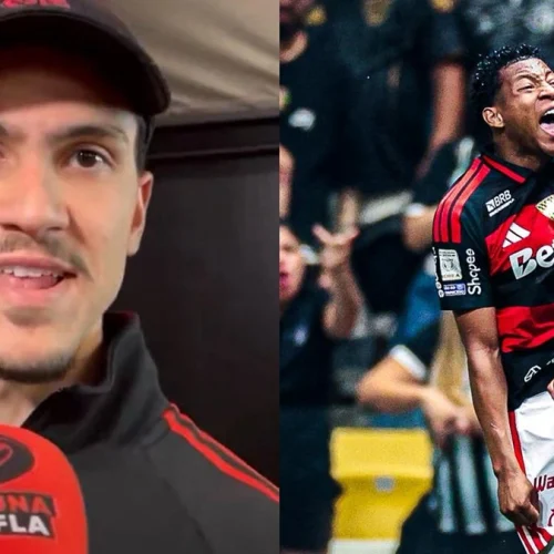 Pedro destaca 'alívio' de Plata com gol contra o Atlético-MG e ressalta obrigações do setor ofensivo do Flamengo