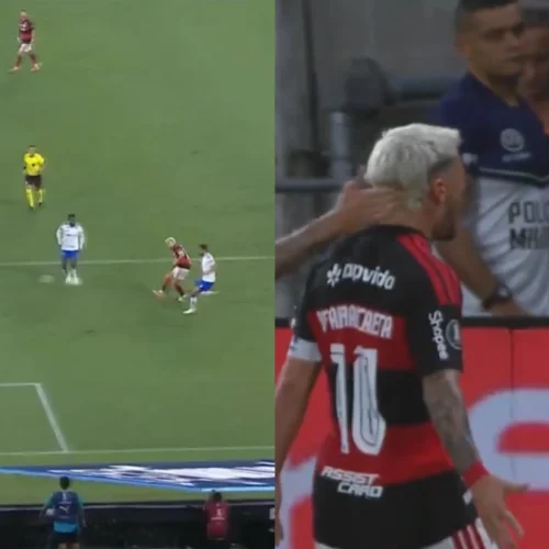 Pedro e Arrascaeta tabelam e lei do ex aparece no 1º gol do Flamengo sobre o Cruzeiro