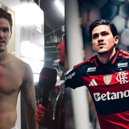 Pedro explica como gramado do Atlético-MG beneficiou Flamengo na goleada
