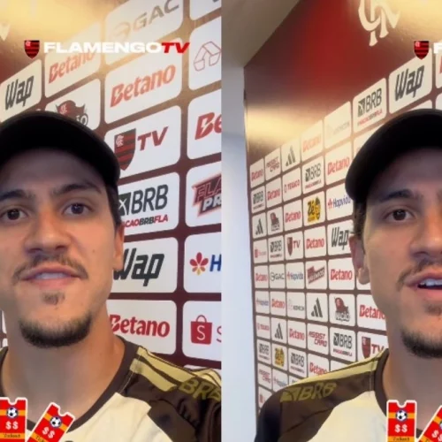 Pedro manda recado para torcida do Flamengo e faz convocação importante