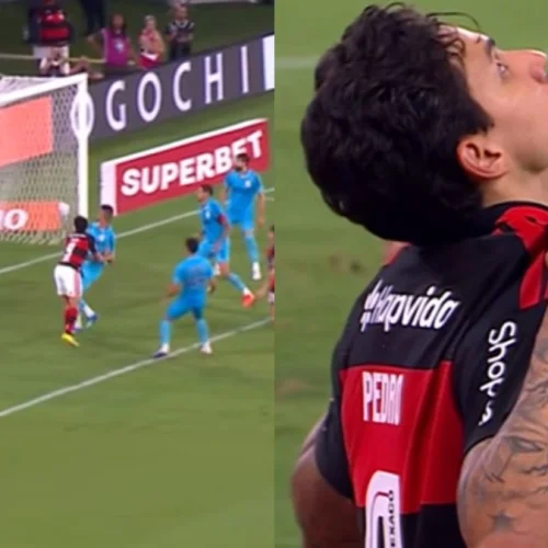 Pedro marca gol e faz Flamengo 1 x 1 Santos
