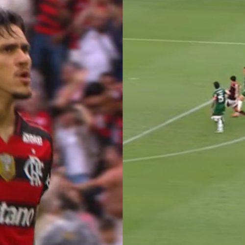 Pedro pressiona, recupera bola e marca 3º gol do Flamengo