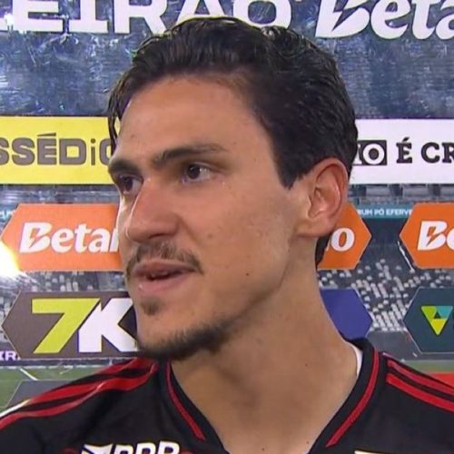 Pedro se emociona após feito em jogo do Flamengo x Botafogo
