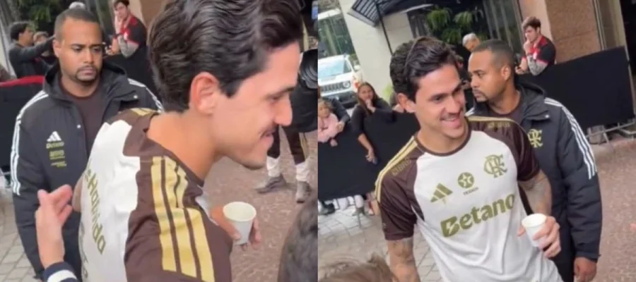 Pedro se emociona com atitude de torcedor do Flamengo