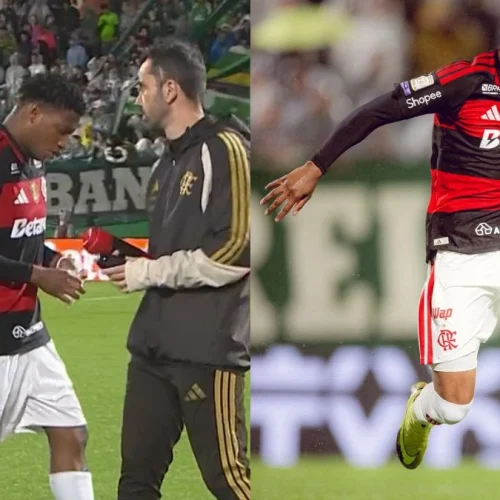 Plata deixa o campo com dores no joelho e preocupa o Flamengo