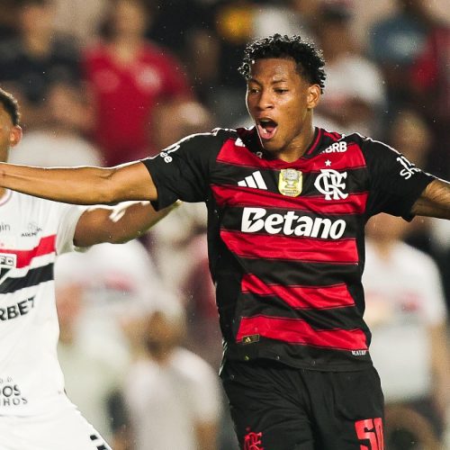 Plata está fora de jogo do Flamengo x Santos, pelo Brasileirão
