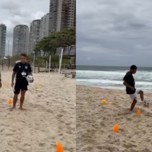 Plata faz treino diferente antes de se reapresentar ao Flamengo