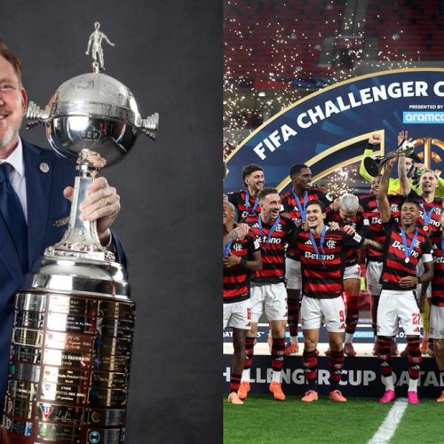 Presidente da Conmebol faz 'pedido' ao Flamengo depois de classificação para a final do Mundial contra o PSG