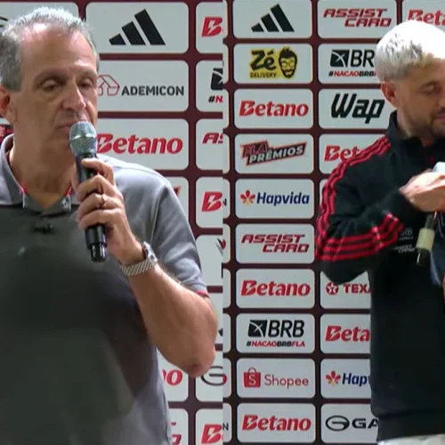 Presidente do Flamengo, Bap anuncia busto de Arrascaeta