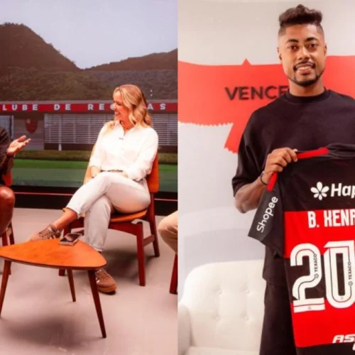 Presidente do Flamengo anuncia busto de Bruno Henrique