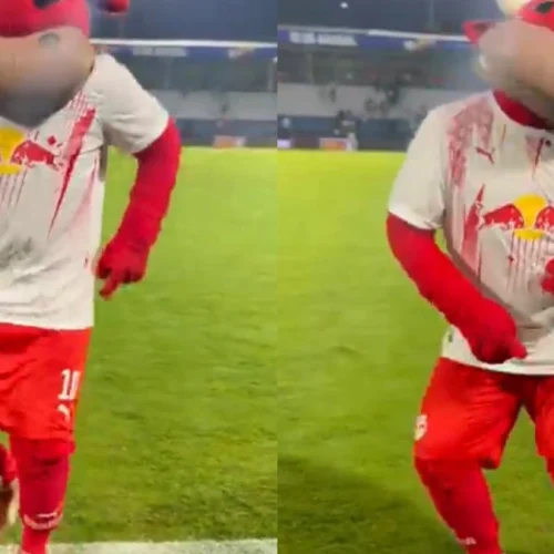 Profissional do Bragantino debocha de jogador do Flamengo; veja vídeo