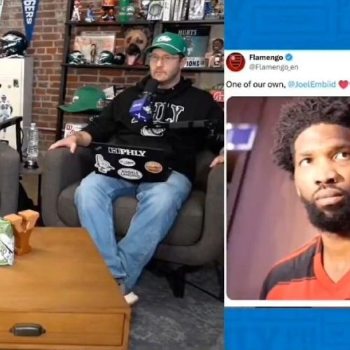 Programa sobre NBA se espanta com torcida do Flamengo