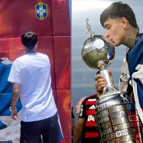 Pulgar recebe homenagem no Chile após ano mágico no Flamengo