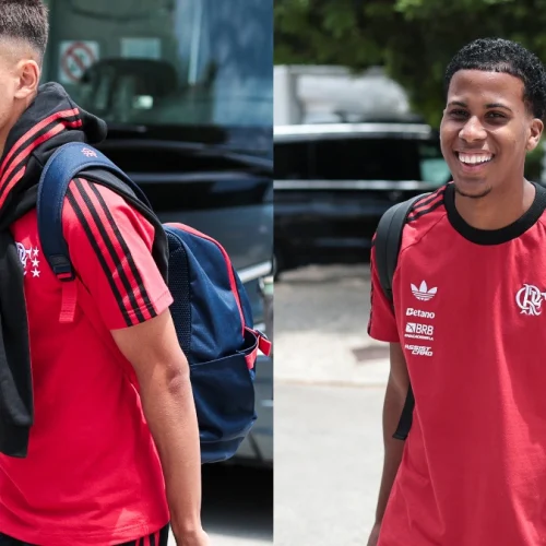 Quais jogadores não atuaram no 1° jogo do Flamengo na intertemporada em Portugal?