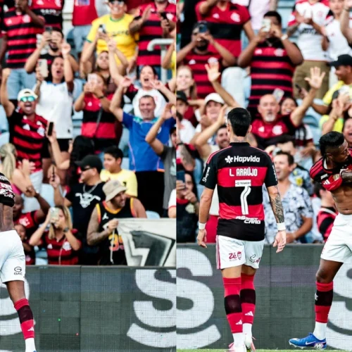 Qual foi a tatuagem que Bruno Henrique mostrou após marcar gol em jogo do Flamengo x River Plate?