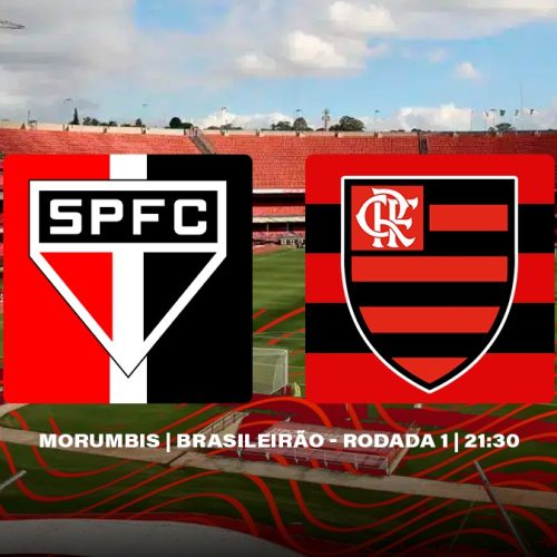 Que horas começa o jogo do Flamengo hoje contra o São Paulo, pelo Brasileirão?
