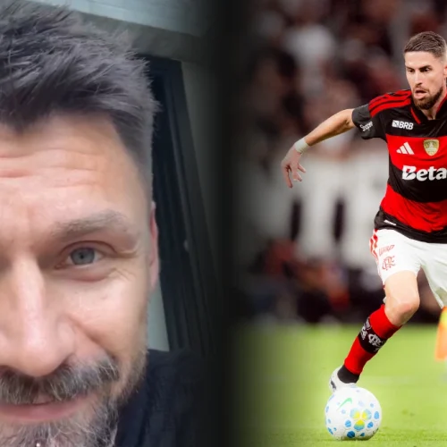 Rafael Sobis chama Jorginho de "melhor jogador brasileiro" e agradece ao Flamengo