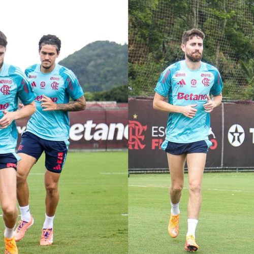 Reforço! Jorginho volta a treinar com grupo e deve ser relacionado para jogo do Flamengo x Fluminense