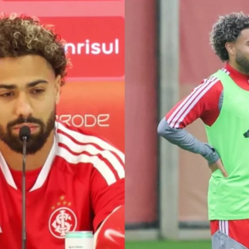 Reforço do Internacional promete 'virada de chave' em jogo contra o Flamengo