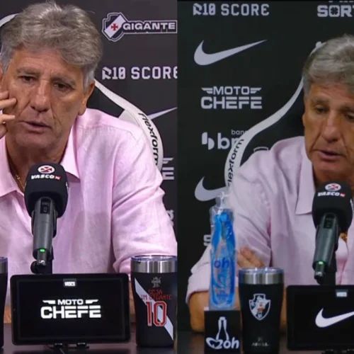 Renato Gaúcho comete gafe e avalia Flamengo após jogo do Vasco x Grêmio no Brasileirão