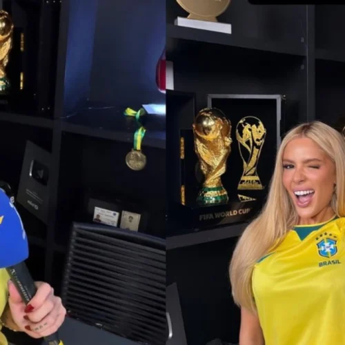 Ronaldo leva ex-namorada de Léo Pereira à Copa do Mundo