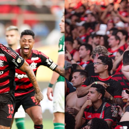 Rossi se emociona após título da Libertadores em jogo do Flamengo