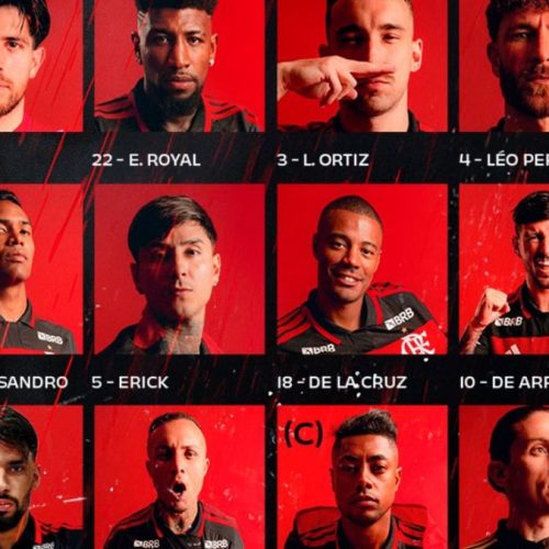 SAIU! Com Lucas Paquetá, Flamengo divulga escalação para jogo contra o Internacional, pelo Brasileirão