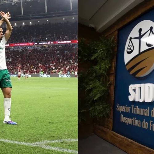 STJD pune Paulinho, do Palmeiras, após gesto obsceno contra torcida do Flamengo no Maracanã