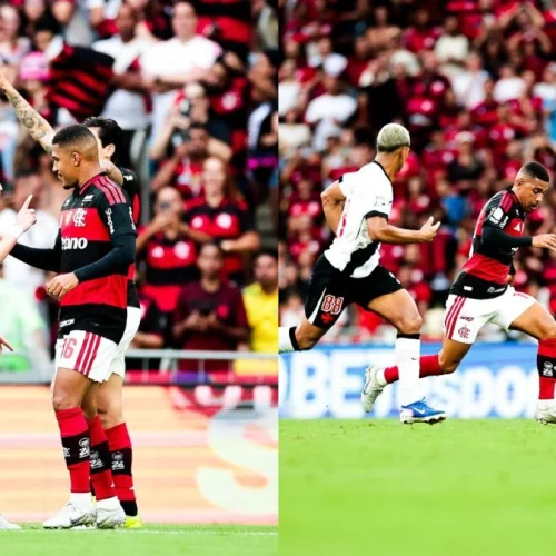 Samuel Lino admite frustração com resultado em jogo do Flamengo x Vasco