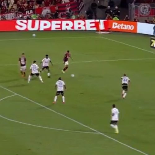 Samuel Lino anota golaço e faz Flamengo 1x0 Ceará