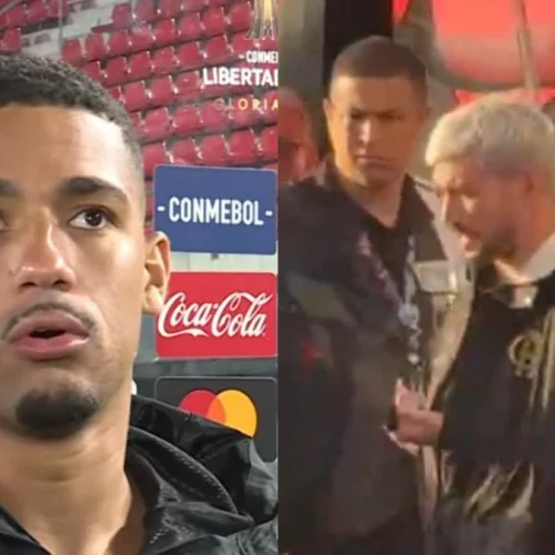 Samuel Lino desabafa após lesão de Arrascaeta em jogo do Flamengo