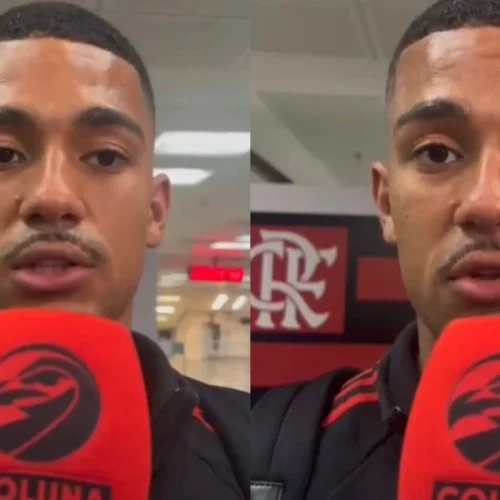Samuel Lino 'dispara' contra Filipe Luís após jogo do Flamengo na Libertadores: "Me prejudicou..."