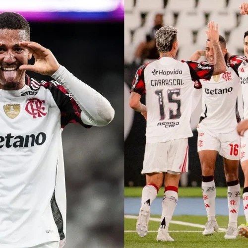 Samuel Lino é 2º jogador do Flamengo com mais participações em gol na temporada