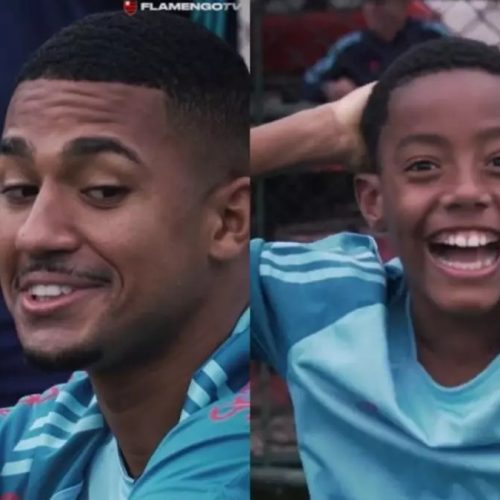 Samuel Lino ‘dedura’ jogador do Flamengo e causa reação