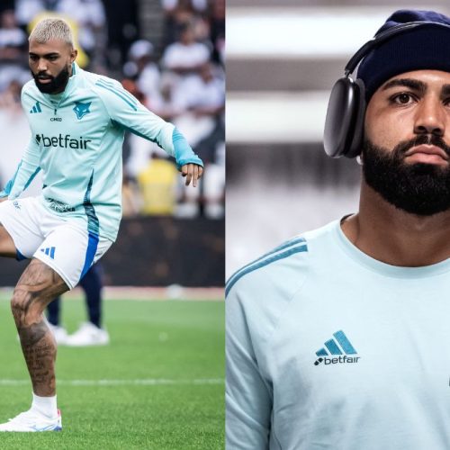 Pai de Gabigol tem reação bizarra após jogo do Flamengo