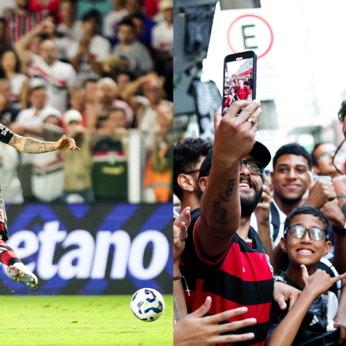 Saúl impressiona e lidera duelos ganhos pelo Flamengo contra o São Paulo; veja números