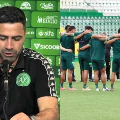 Técnico da Chapecoense expõe fragilidade antes de jogo contra o Flamengo