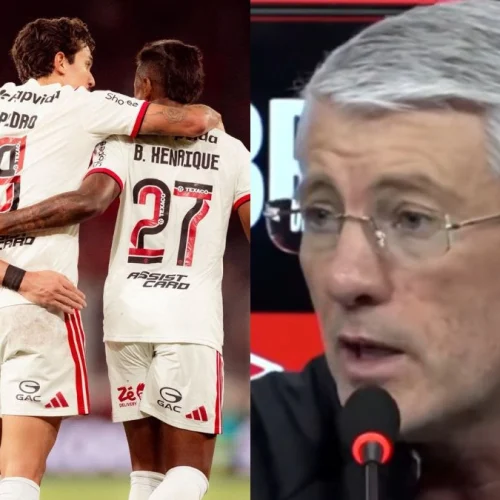 Técnico do Athletico-PR critica arbitragem mesmo com 2 expulsões 'sonegadas'
